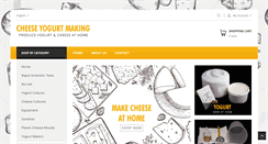 Desktop Screenshot of cheese-yogurt-making.com